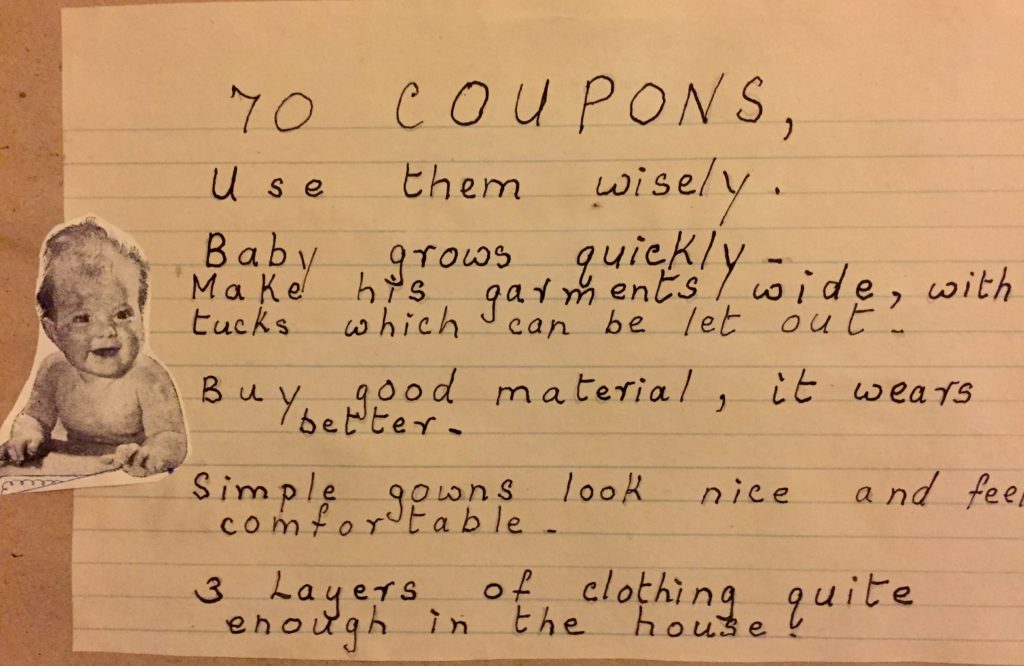 70 coupons with instructions to use them wisely