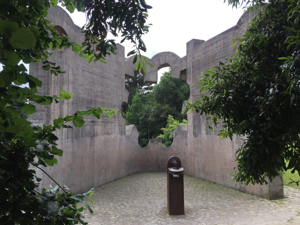 Eduardo Chillida's sculpture in Gernika 